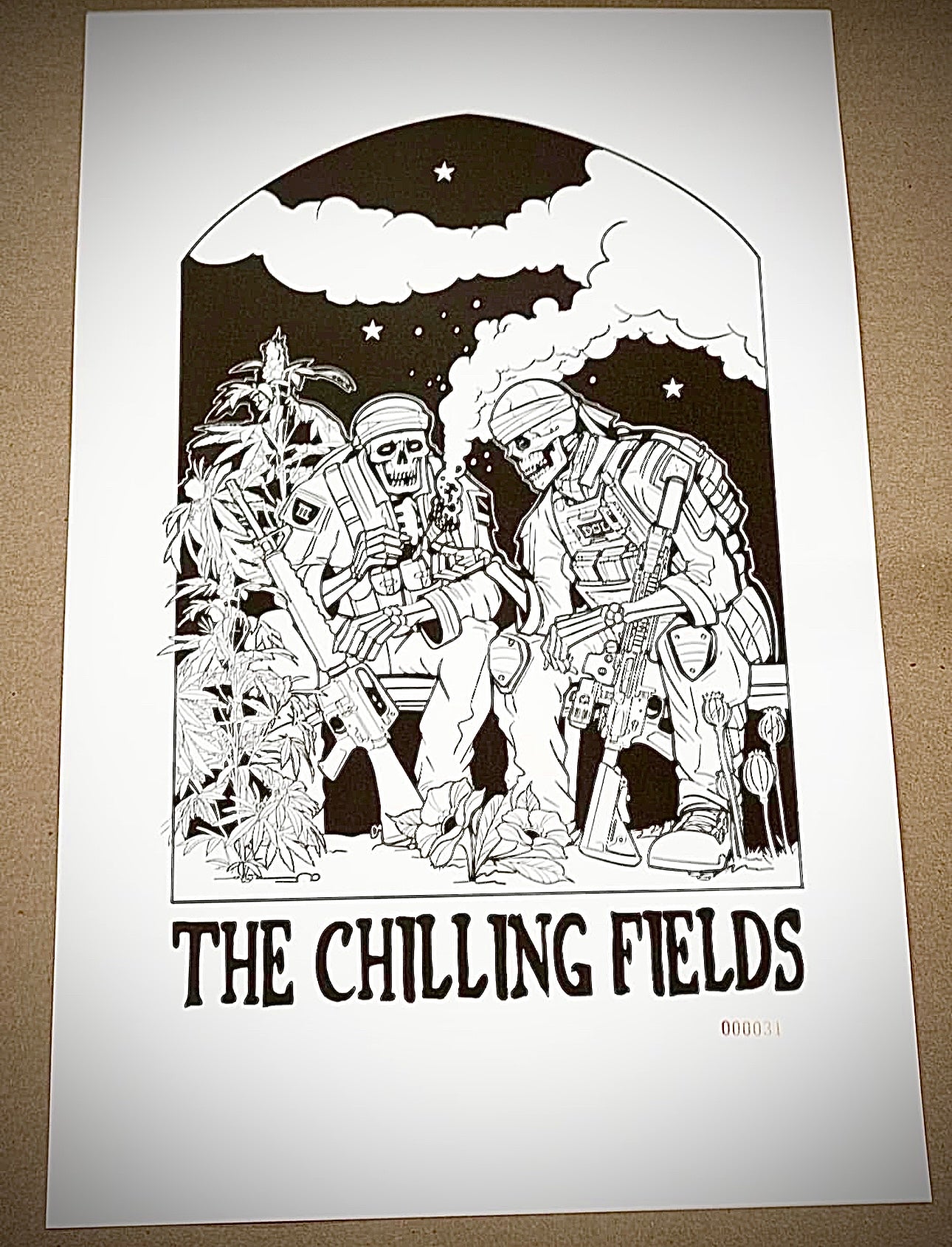 The Chilling Fields “The Chilling Fields” Limited Edition Signed Artist Print